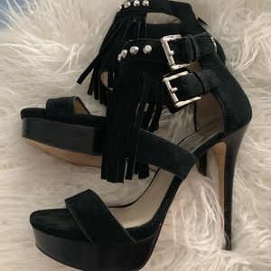 Michael Kors sexy flirty fringe pumps